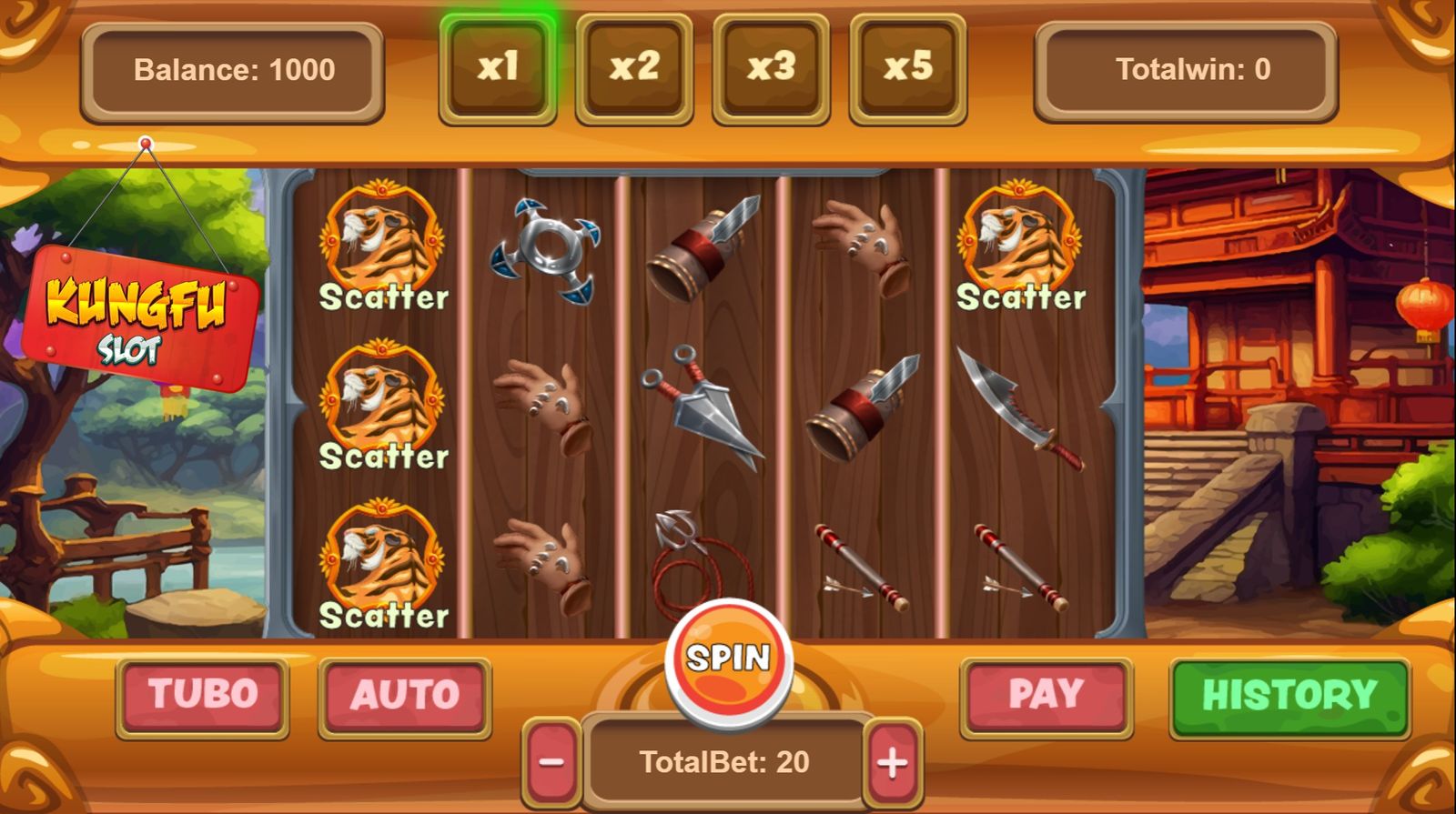 Slot Kungfu Game